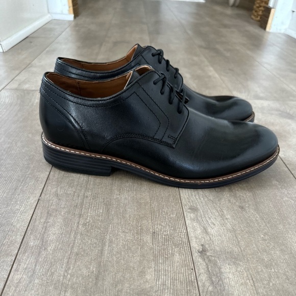 NEW Rockport Men\'s Kenton Plain Toe Oxford Black Glass CH5581 sz 10